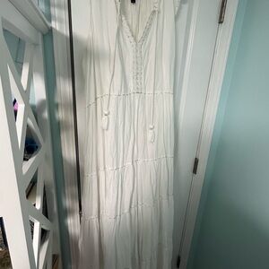 Lane Bryant White Maxi Dress